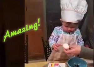 You’ll Be Stunned With What This “Toddler Chef” Can Do With An Egg